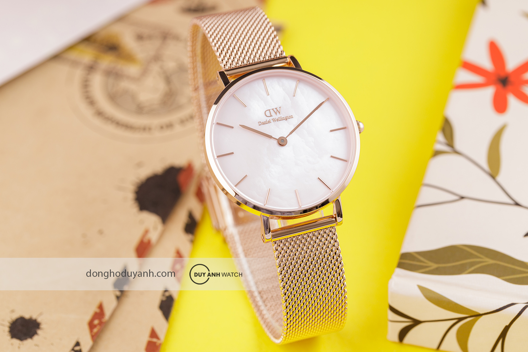 Daniel Wellington Petite Melrose Pearl DW001005164