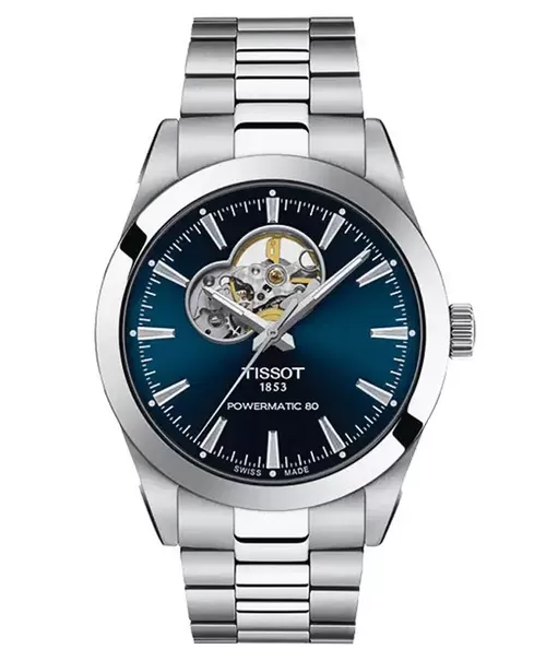 Tissot Gentleman Powermatic 80 Open Heart T127.407.11.041.01 (T1274071104101)