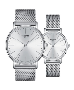 Đồng hồ đôi Tissot Everytime T143.410.11.011.00 và T143.210.11.011.00