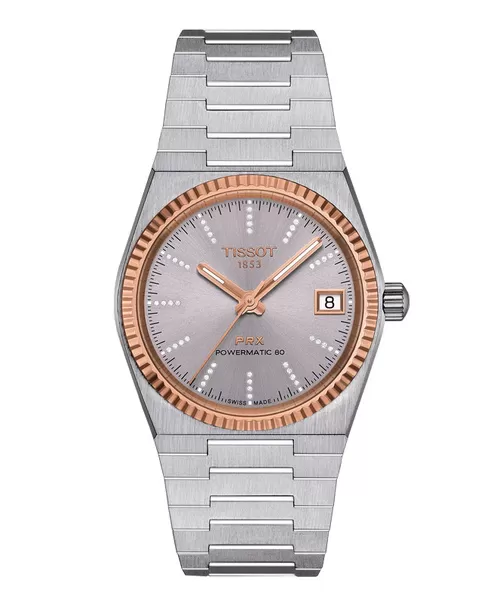 Tissot PRX 35mm Powermatic 80 18K Gold Bezel T931.207.41.336.00 (T9312074133600)