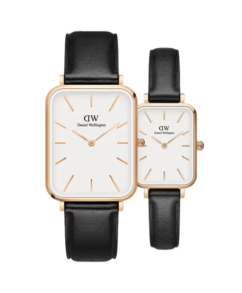 Đồng hồ đôi Daniel Wellington Quadro DW00100450 và DW00100434