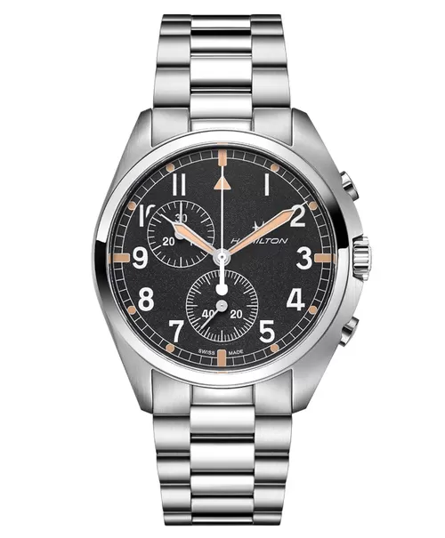 Đồng hồ nam Hamilton Khaki Aviation Pilot Pioneer Chrono H76522131 (H76.522.131)