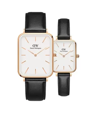 Đồng hồ đôi Daniel Wellington Quadro DW00100450 và DW00100434