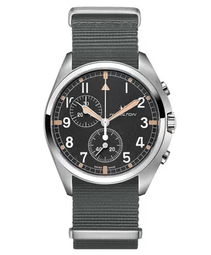 Đồng hồ nam Hamilton Khaki Aviation Pilot Pioneer Chrono H76522931