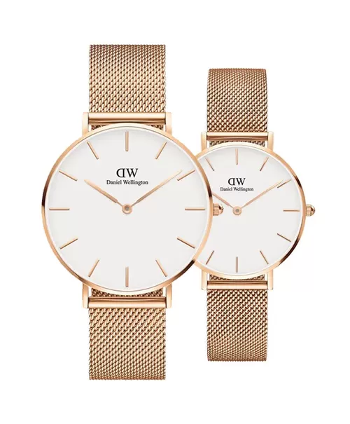 Đồng hồ đôi Daniel Wellington Petite Melrose DW00100305 và DW00100163