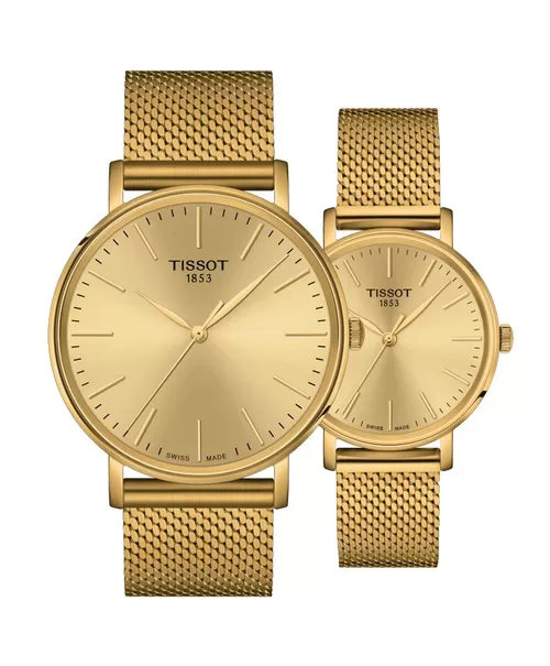 Đồng hồ đôi Tissot T143.410.33.021.00 và T143.210.33.021.00