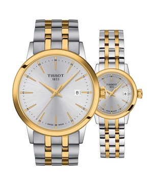 Đồng hồ đôi Tissot Classic Dream T129.410.22.031.00 và T129.210.22.031.00