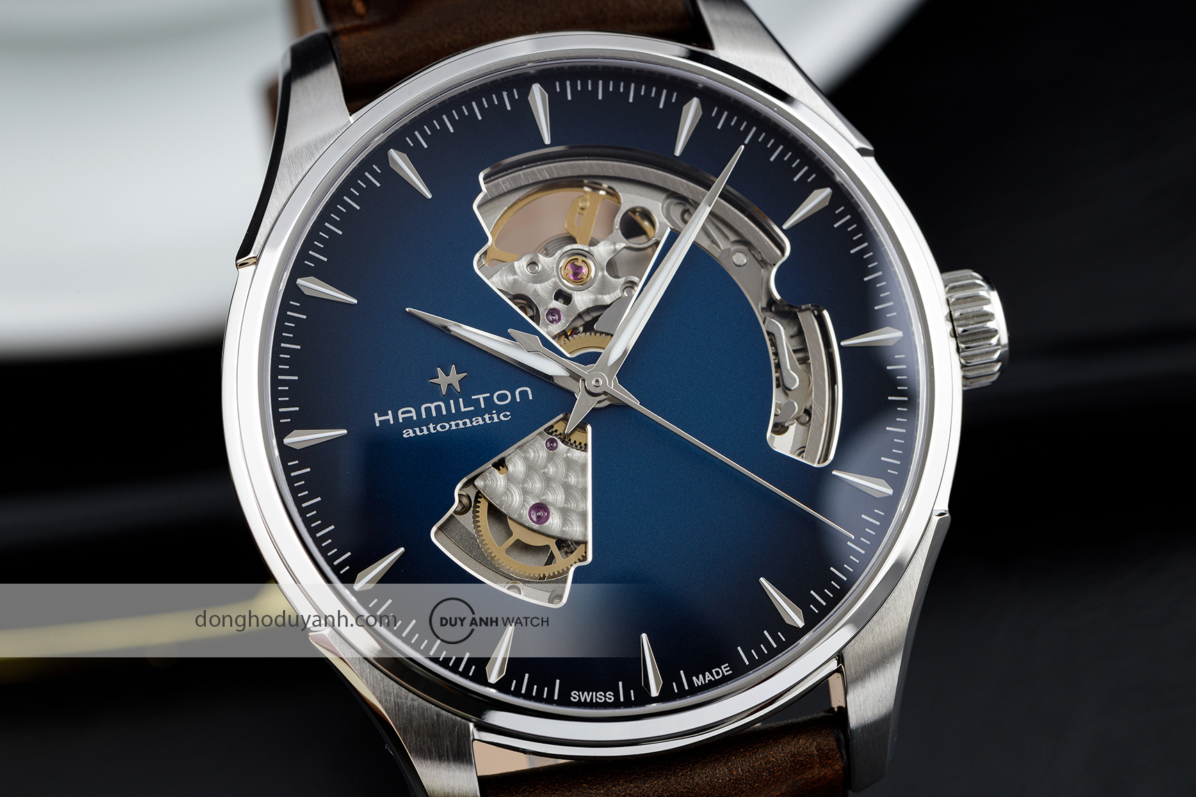 Đồng hồ nam Hamilton Jazzmaster Open Heart Index 40mm H32675540 (H32.675.540)1