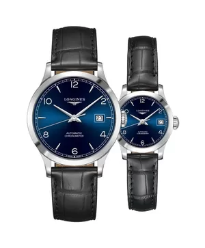 Đồng hồ đôi Longines Record L2.820.4.96.2 và L2.320.4.96.2