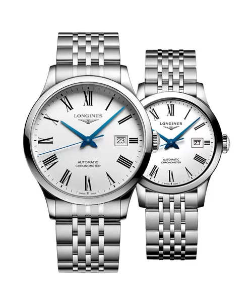 Đồng hồ đôi Longines Record L2.821.4.11.6 và L2.321.4.11.6