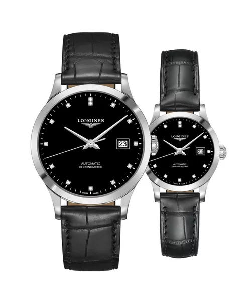 Đồng hồ đôi Longines Record L2.821.4.57.2 và L2.321.4.57.2
