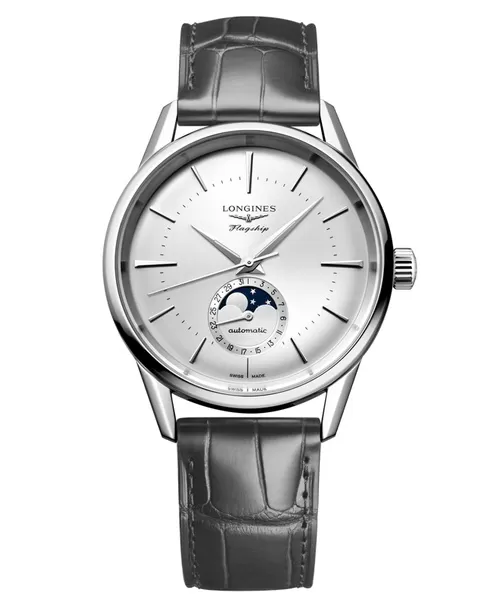 Đồng hồ nam Longines Flagship Heritage Moonphase L4.815.4.72.2 (L48154722)