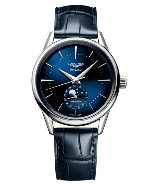 Đồng hồ nam Longines Flagship Heritage Moonphase L4.815.4.92.2 (L48154922)