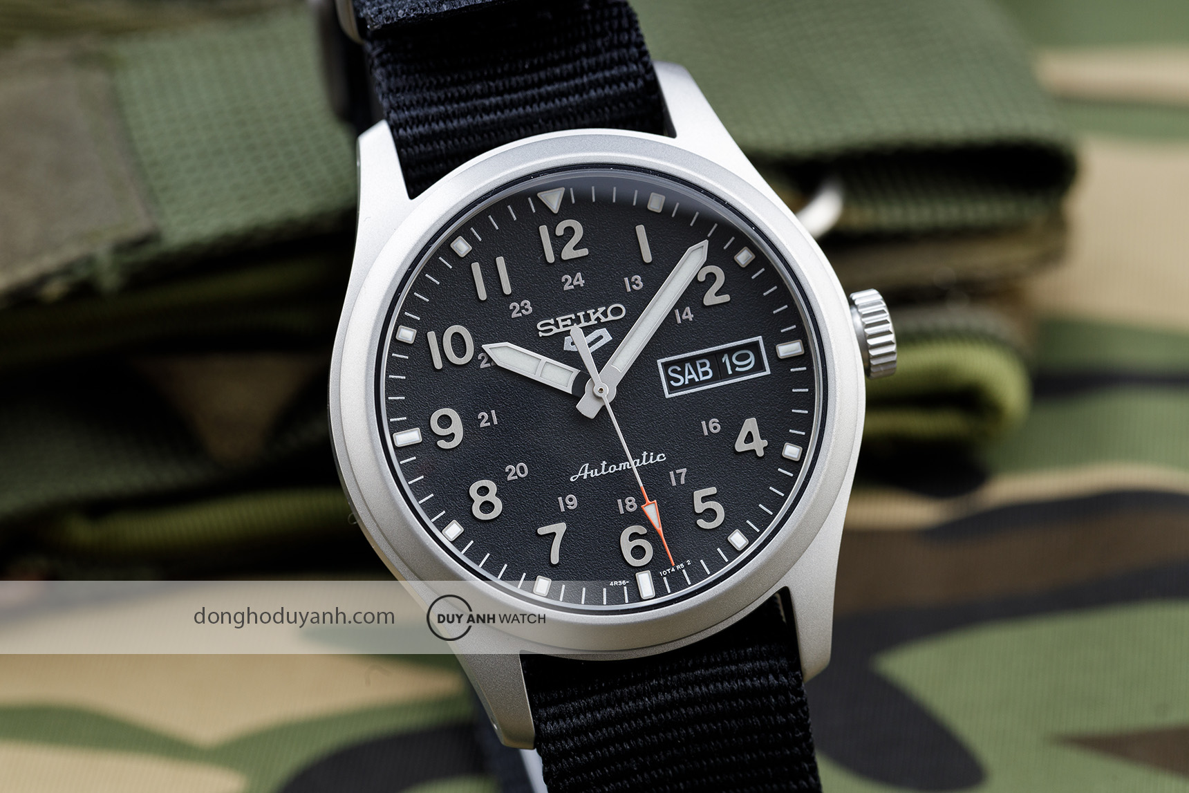 Seiko 5 Sports Field Quân Đội SRPG37K11