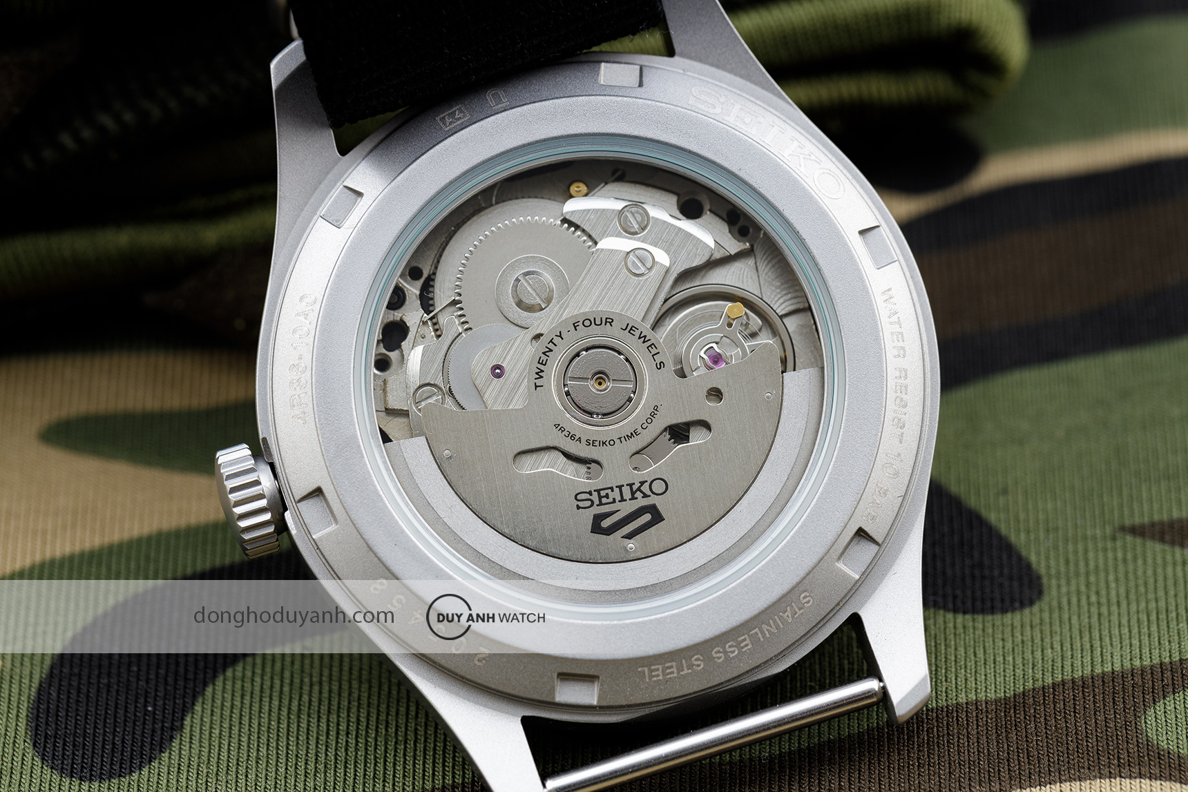 Seiko 5 Sports Field Quân Đội SRPG37K12