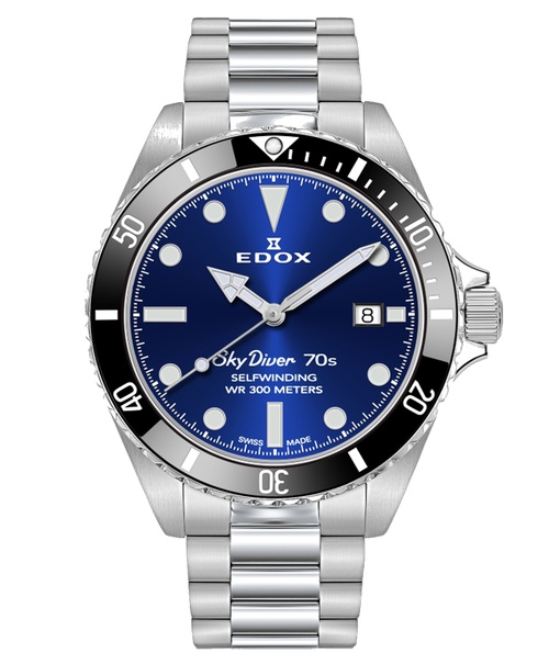Đồng hồ nam Edox Sky Diver 70's 80115.3N1M.BUIN