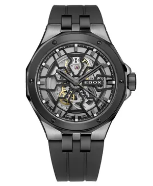 Đồng hồ nam Edox Delfin Mecano Skeleton 85303.357GN.NGN