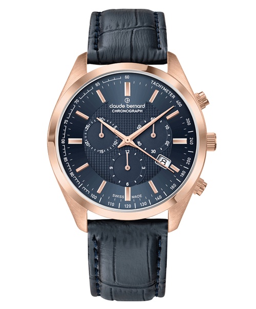 Đồng hồ nam Claude Bernard Classic Chronograph 10246.37R.BUIR