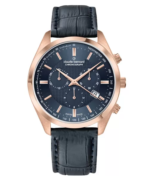 Đồng hồ nam Claude Bernard Classic Chronograph 10246.37R.BUIR
