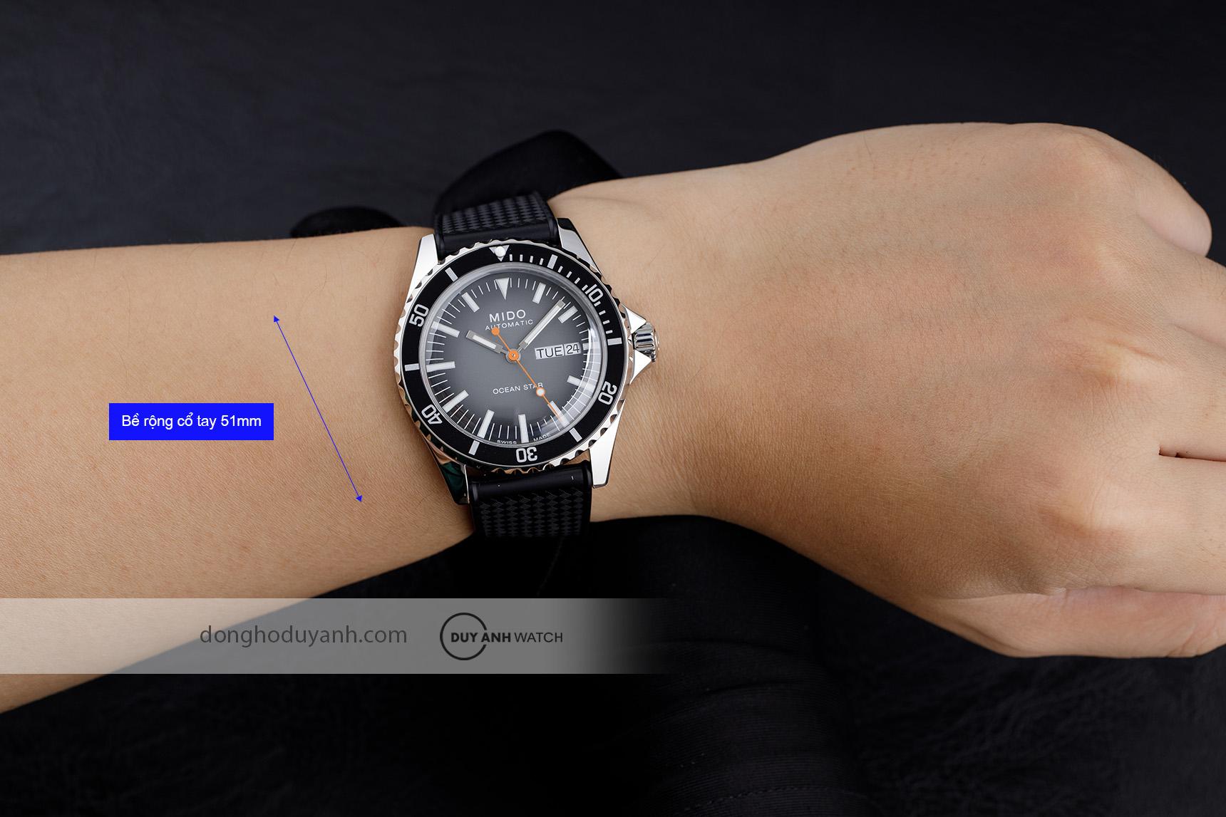 Đồng hồ nam MIDO Ocean Star Tribute Gradient M026.830.17.081.00 (M0268301708100)0