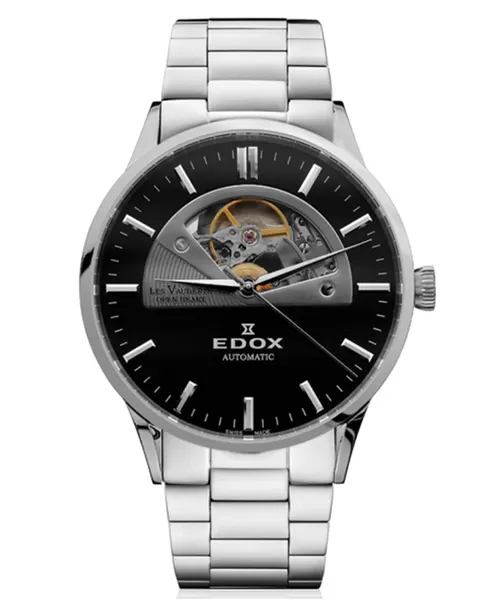 Đồng hồ nam Edox Les Vauberts Open Heart 85014.3M.NIN