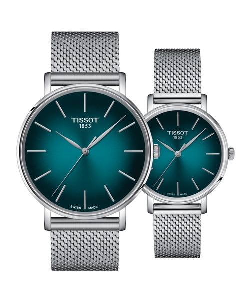 Đồng hồ đôi Tissot Everytime T143.410.11.091.00 và T143.210.11.091.00