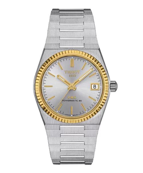 Tissot PRX 35mm Powermatic 80 18K Gold Bezel T931.207.41.031.01 (T9312074103101)