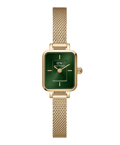 Đồng hồ nữ Daniel Wellington Quadro Mini Evergold Emerald DW00100653