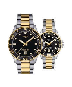 Đồng hồ đôi Tissot Seastar 1000 T120.410.22.051.00 và T120.210.22.051.00
