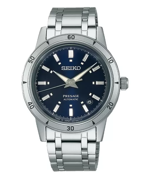 Đồng hồ nam Seiko Presage Style 60s ‘Elegant Yet Rugged’ in Navy SRPL07J1
