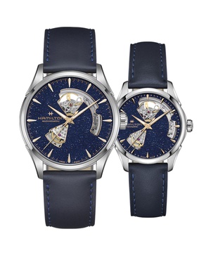 Đồng hồ đôi Hamilton Jazzmaster Open Heart H32705640 và H32215642