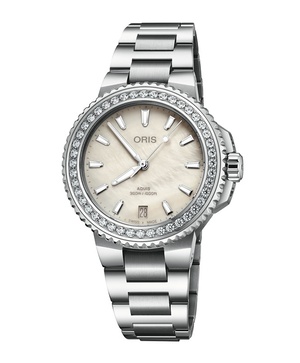 Đồng hồ nữ Oris Aquis Date Diamond 01 733 7792 4956-07 8 19 05P