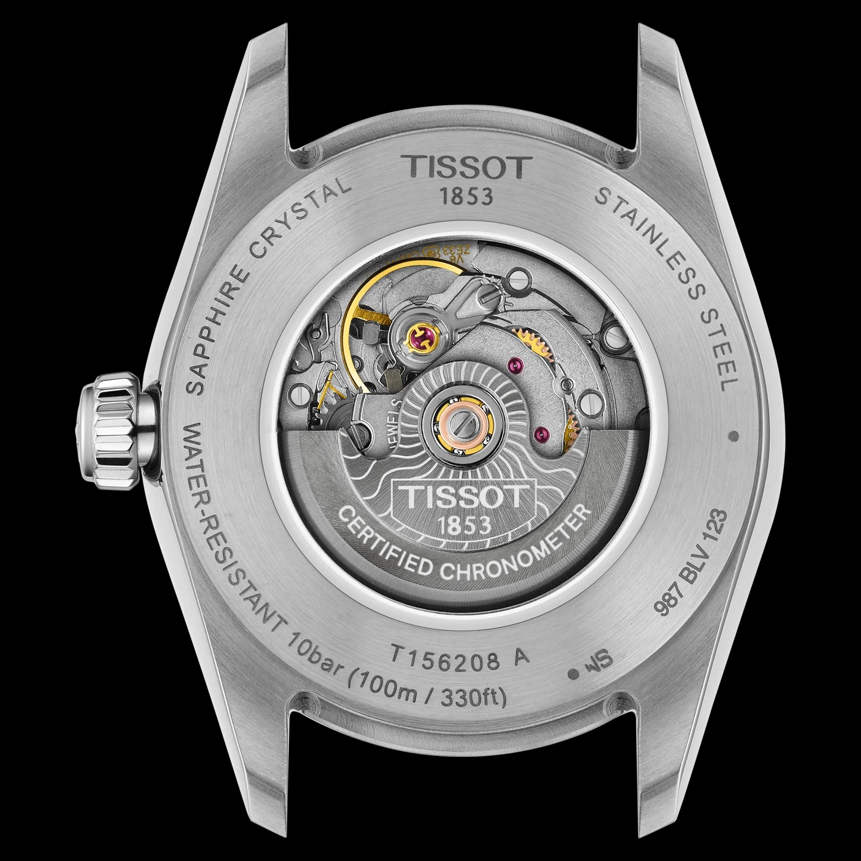 Đồng hồ Tissot Ballade Powermatic 48 COSC T156.208.22.033.00 (T1562082203300)3