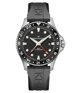 Đồng hồ nam Hamilton Khaki Navy Scuba GMT H82555330 (H82.555.330)
