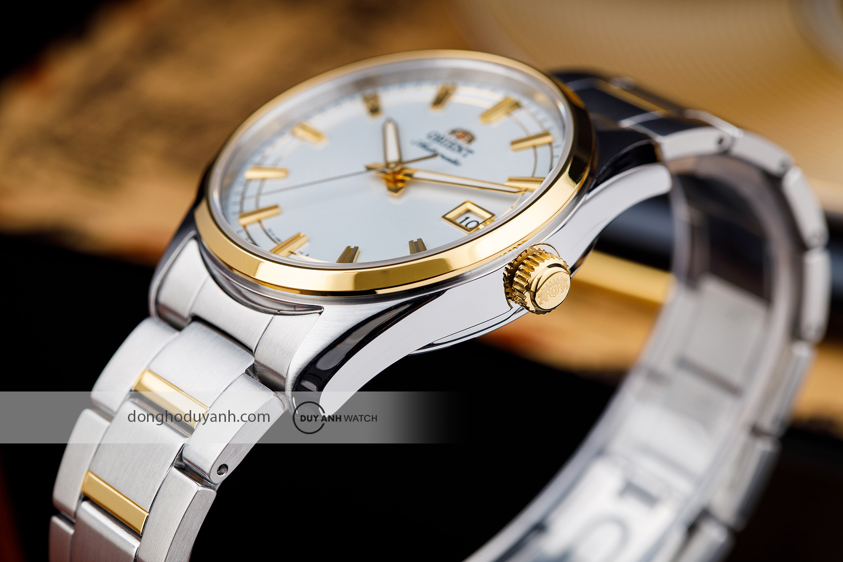 Đồng hồ nam Orient Stretto Date RA-AC0R01S30B2