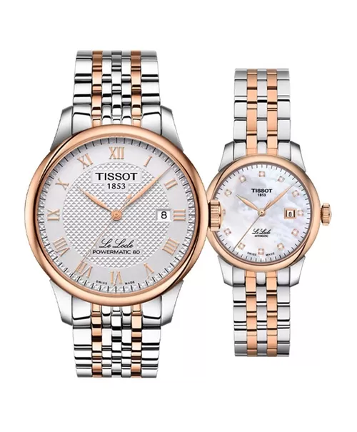 Đồng hồ đôi Tissot Le Locle T006.407.22.033.00 và T006.207.22.116.00