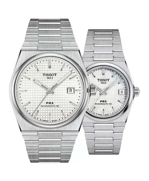 Đồng hồ đôi Tissot PRX Powermatic 80 T137.407.11.111.00 và T137.207.11.111.00