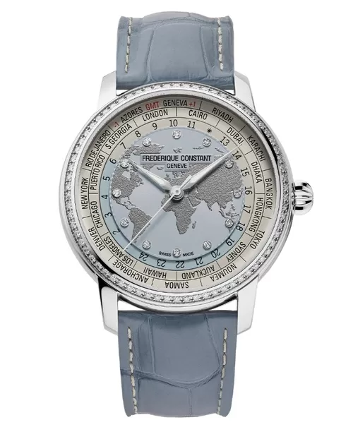 Đồng hồ nam Frederique Constant Classic Worldtimer Manufacture FC-719LBWD3DH6