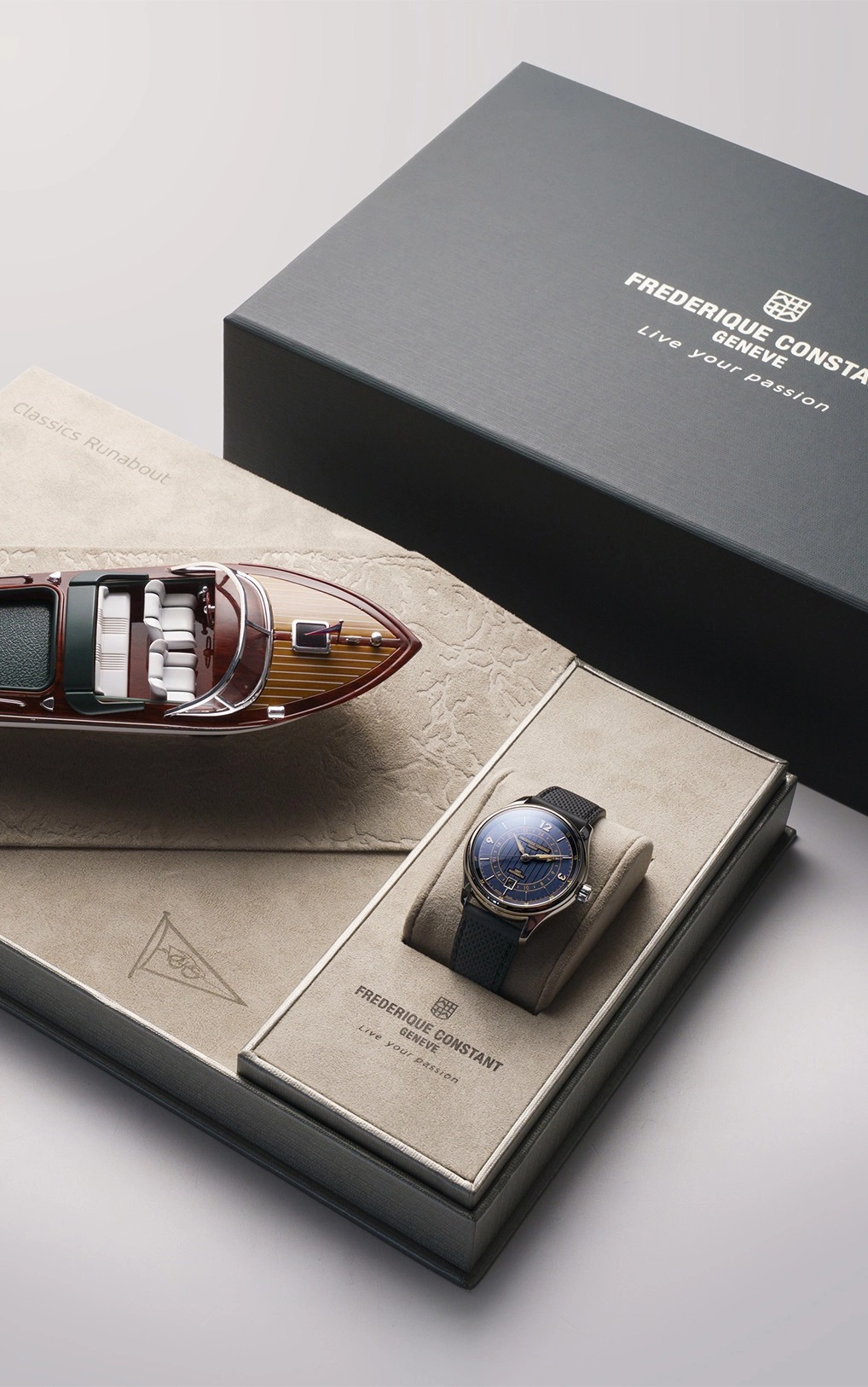 Đồng hồ Nam Frederique Constant Classics Runabout GMT FC-350RN5B63