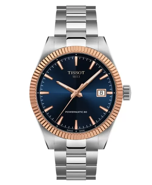 Đồng hồ nam Tissot Gentleman Gold Bezel T934.807.41.041.00 (T9348074104100)