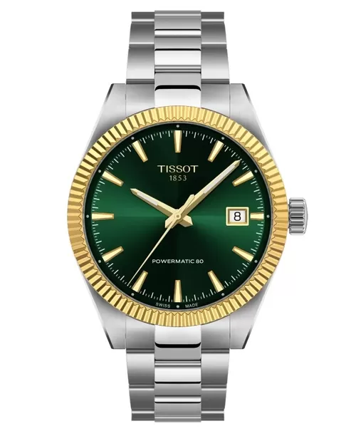 Đồng hồ nam Tissot Gentleman Gold Bezel T934.807.41.091.00 (T9348074109100)