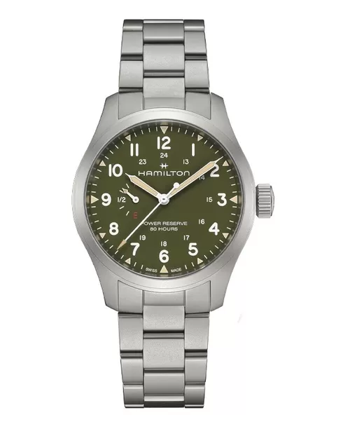 Đồng hồ nam Hamilton Khaki Field Power Reserve H69509160 (H69.509.160)