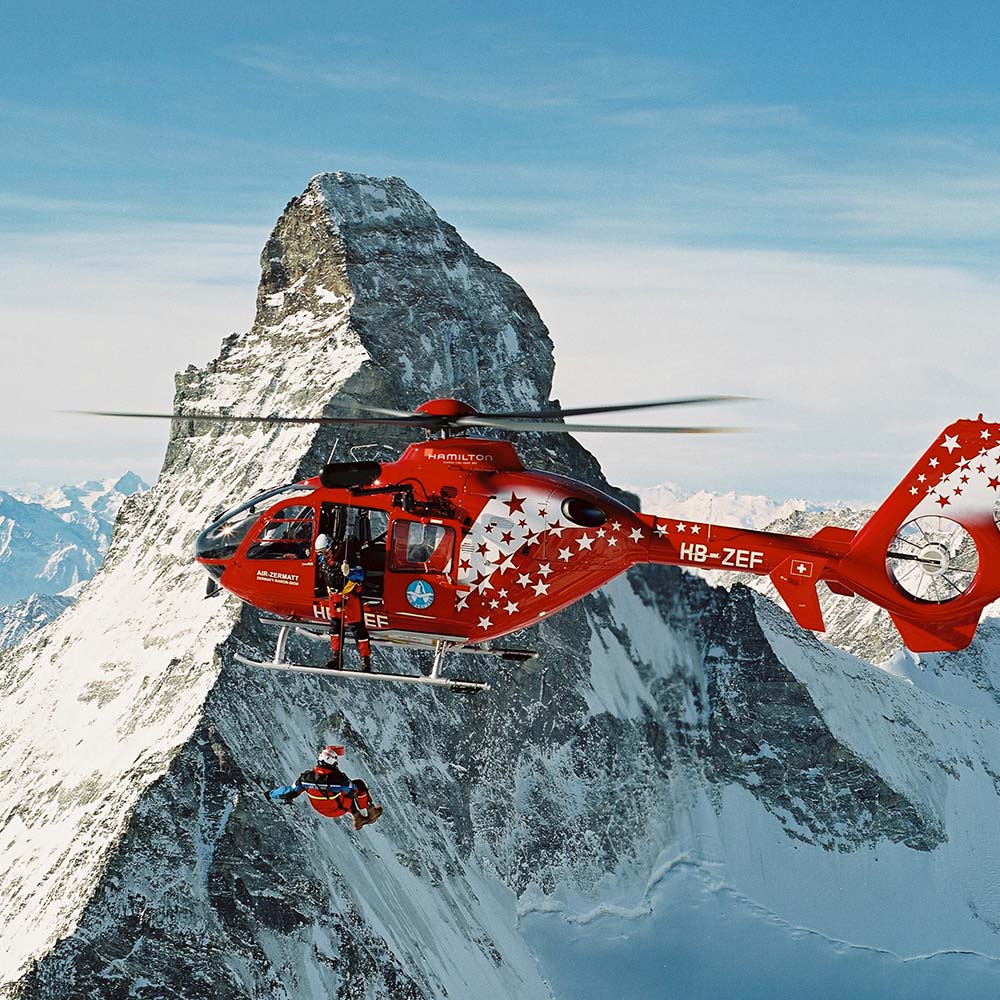 hãng hàng không mới với dịch vụ cứu hộ nổi tiếng Air Zermatt