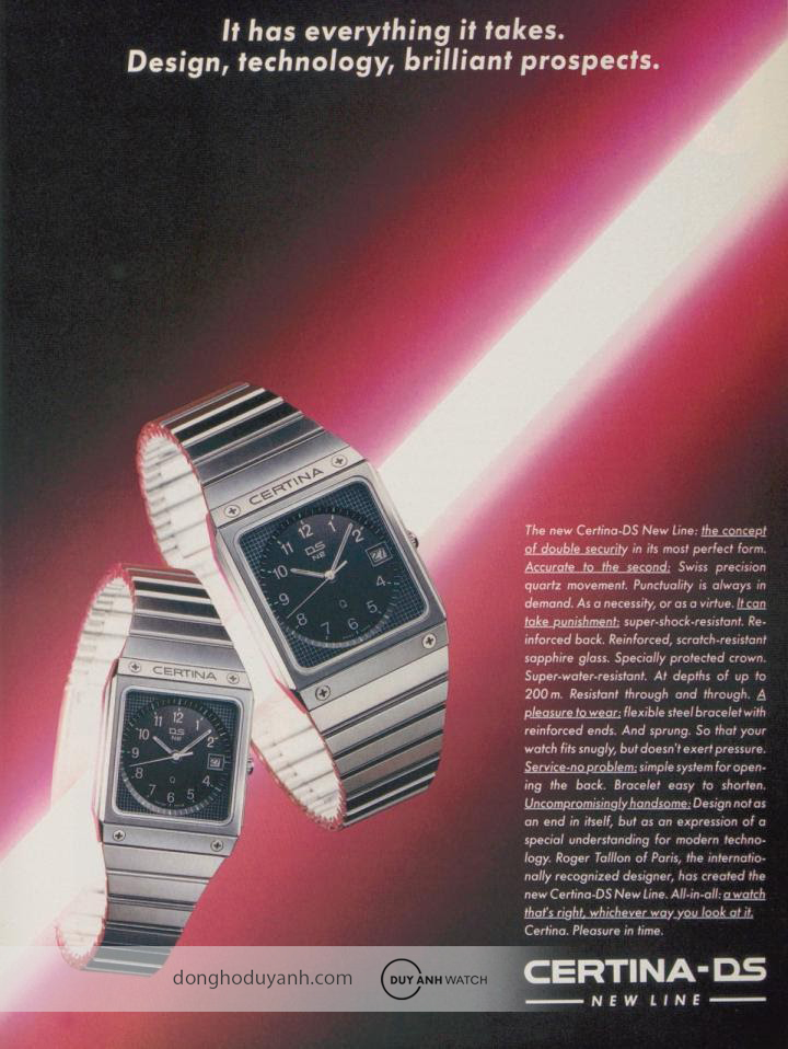 Quảng cáo được xuất bản trên Europa Star năm 1983
