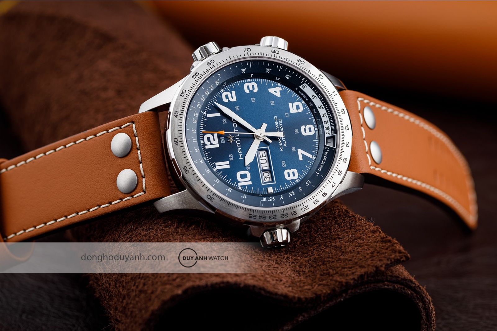 Đồng Hồ Nam Hamilton Khaki Aviation X-wind Day Date Auto H77765541