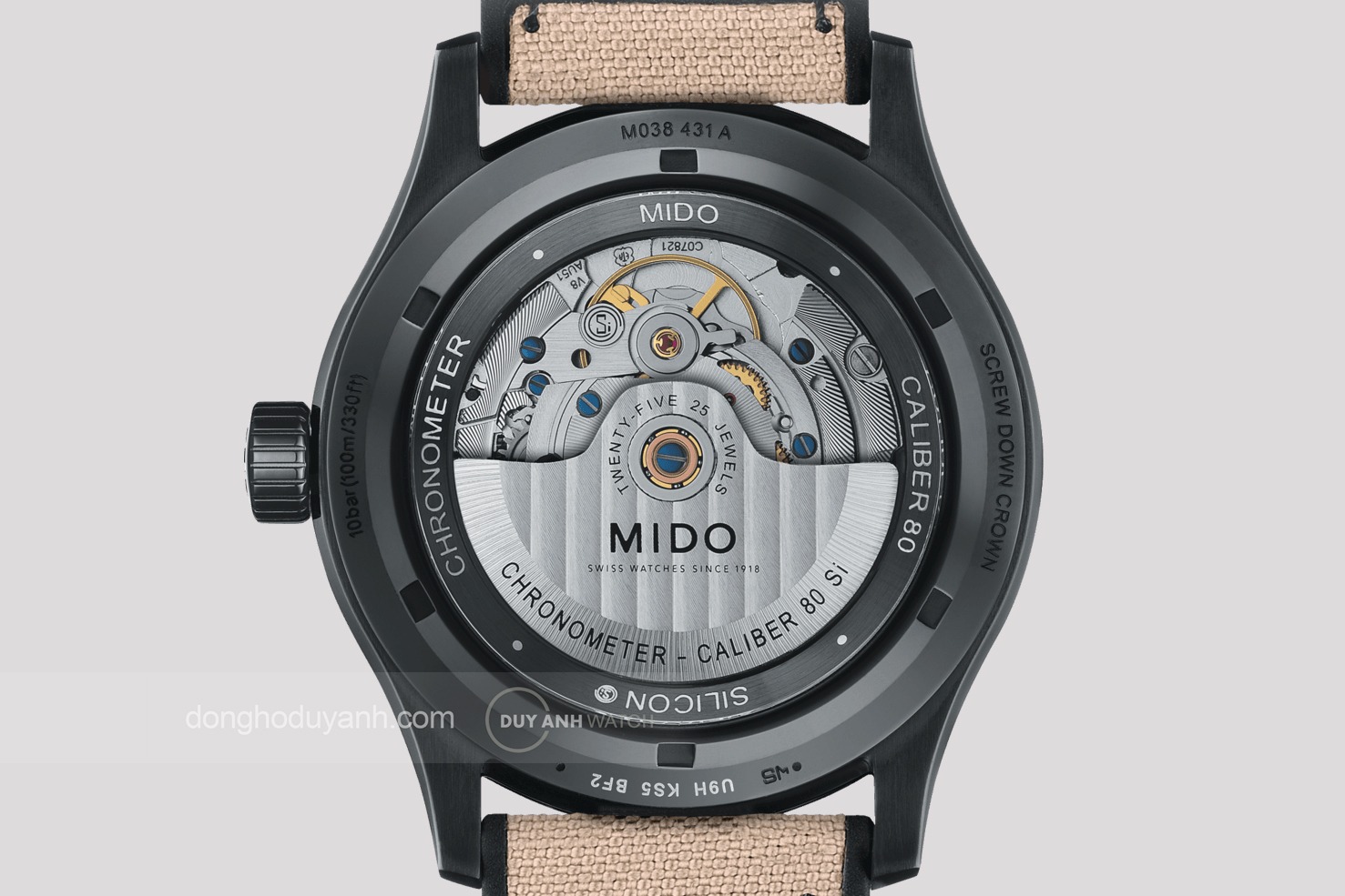 Đồng hồ MIDO Multifort Chronometer 1 M038.431.37.051.09 (M0384313705109)