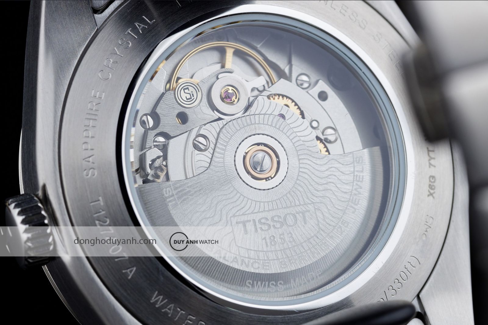 Đồng hồ nam Tissot Gentleman Powermatic 80 Silicium T127.407.11.051.00 (T1274071105100)