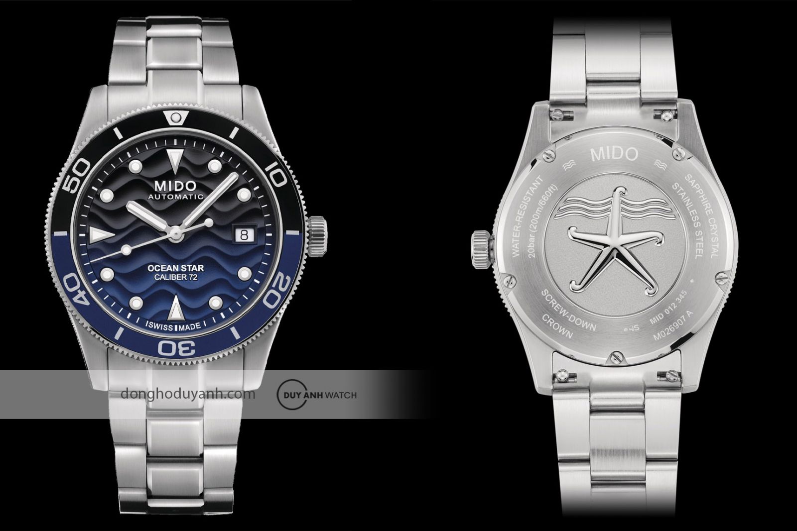 Đồng hồ nam Mido Ocean Star 39 M026.907.11.041.00 (M0269071104100)