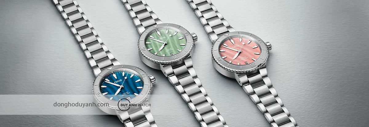 Bộ sưu tập đồng hồ Oris Aquis chính hãng size 36.5mm