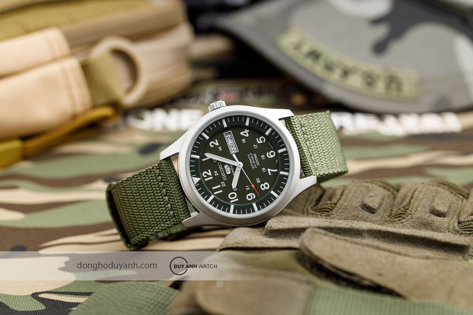 Seiko 5 Qu&acirc;n Đội SNZG09K1S